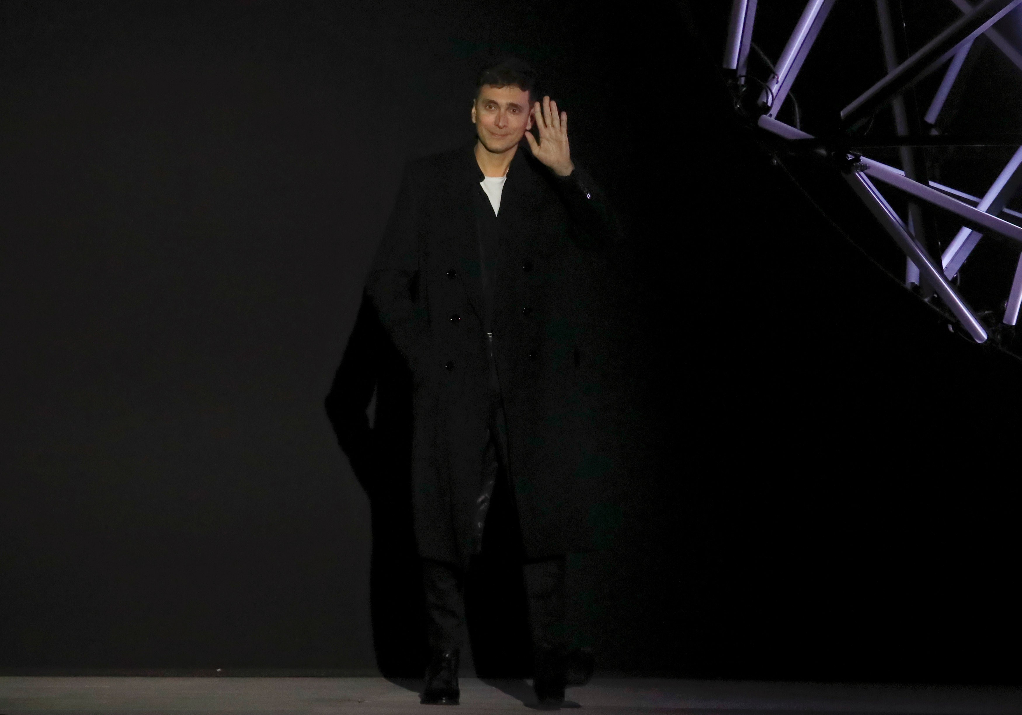 Paris Fashion Week Hedi Slimane cuts a dash with his skinny suited Celine designs for men South China Morning Post