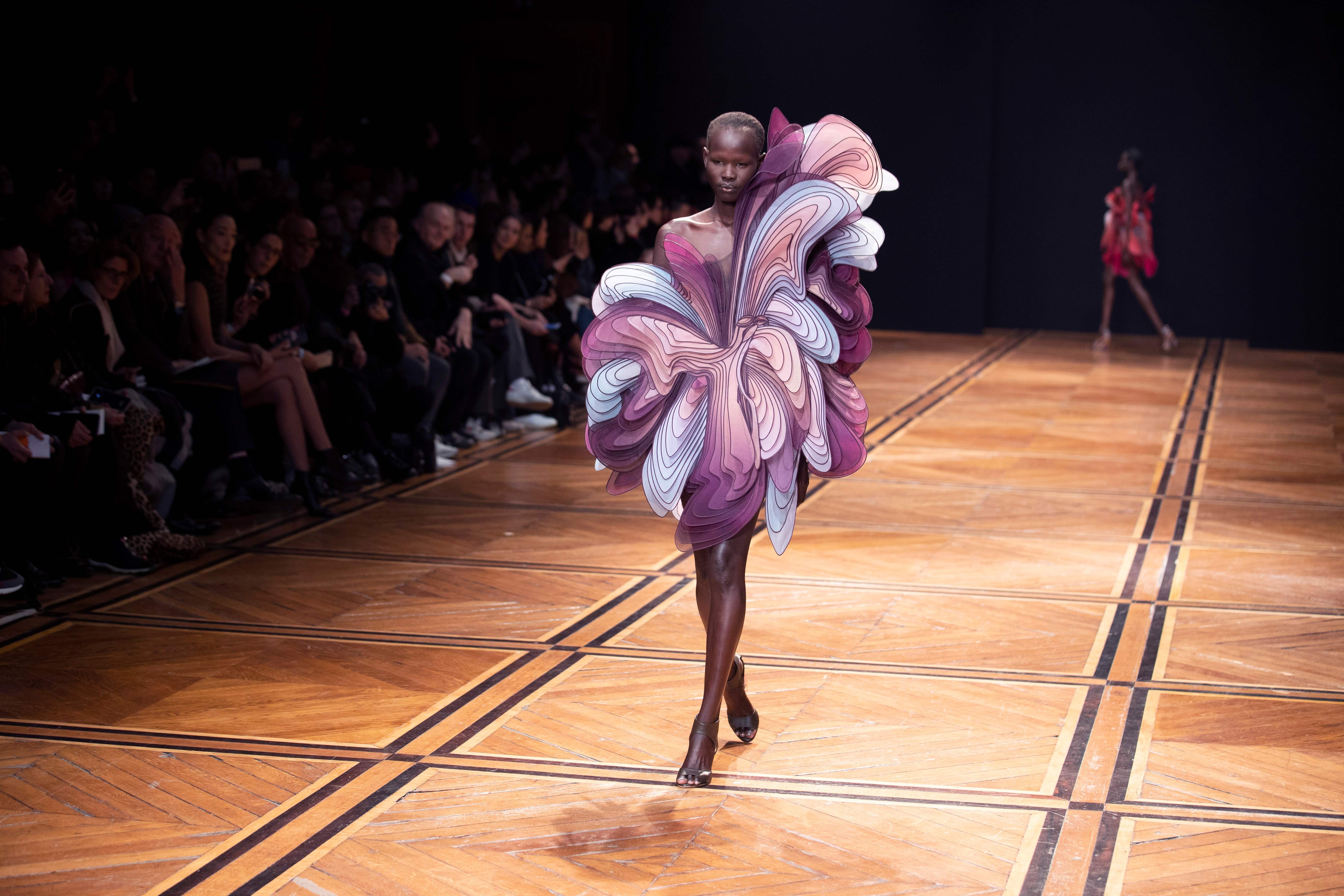 Paris Fashion Week: Iris van Herpen's 'flowing paint' gowns and Ralph &  Russo's 'Hollywood' glitz prove must-see shows
