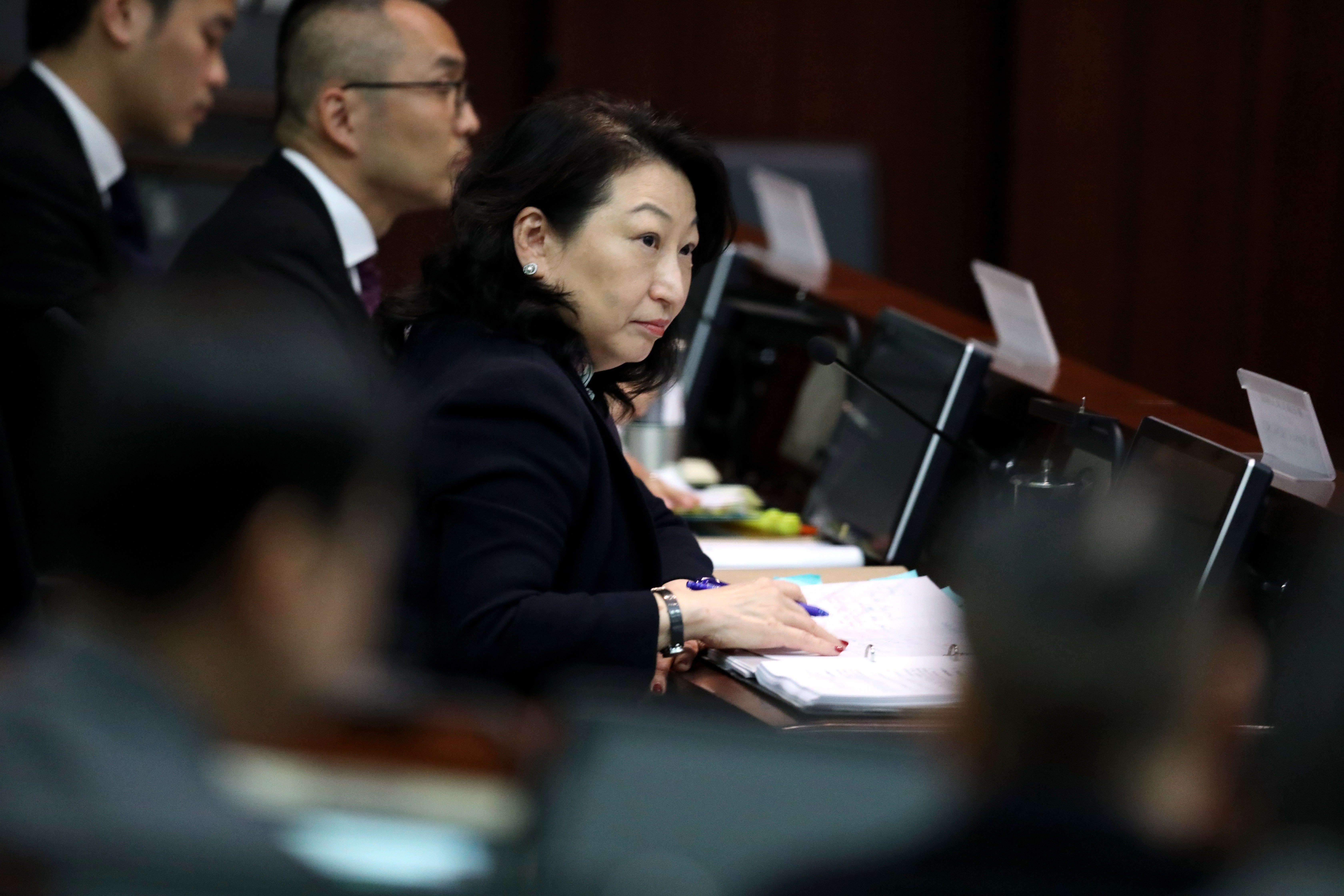 Teresa Cheng says she will carry out her duty with resolve, humanity and professionalism. Photo: Sam Tsang/SCMP