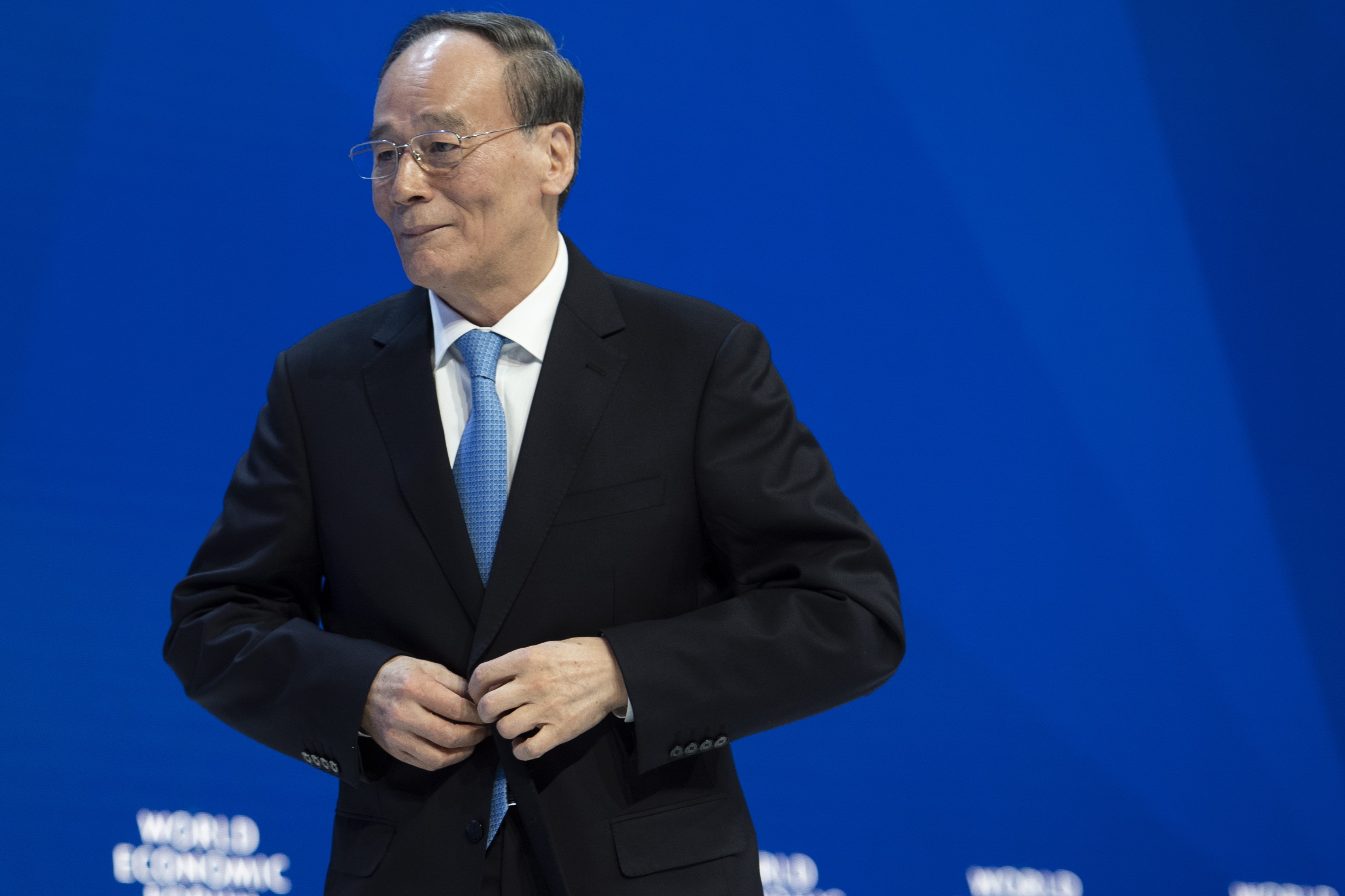 Vice-President Wang Qishan in Davos. China’s right-hand man to President Xi Jinping seems cut from the same pragmatic cloth as Zhu Rongji. Photo: EPA-EFE