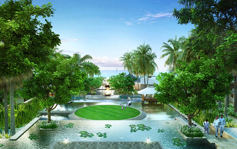 Capella Sanya offers 190 exquisitely-designed rooms and villas amid lush gardens, overlooking the South China Sea.