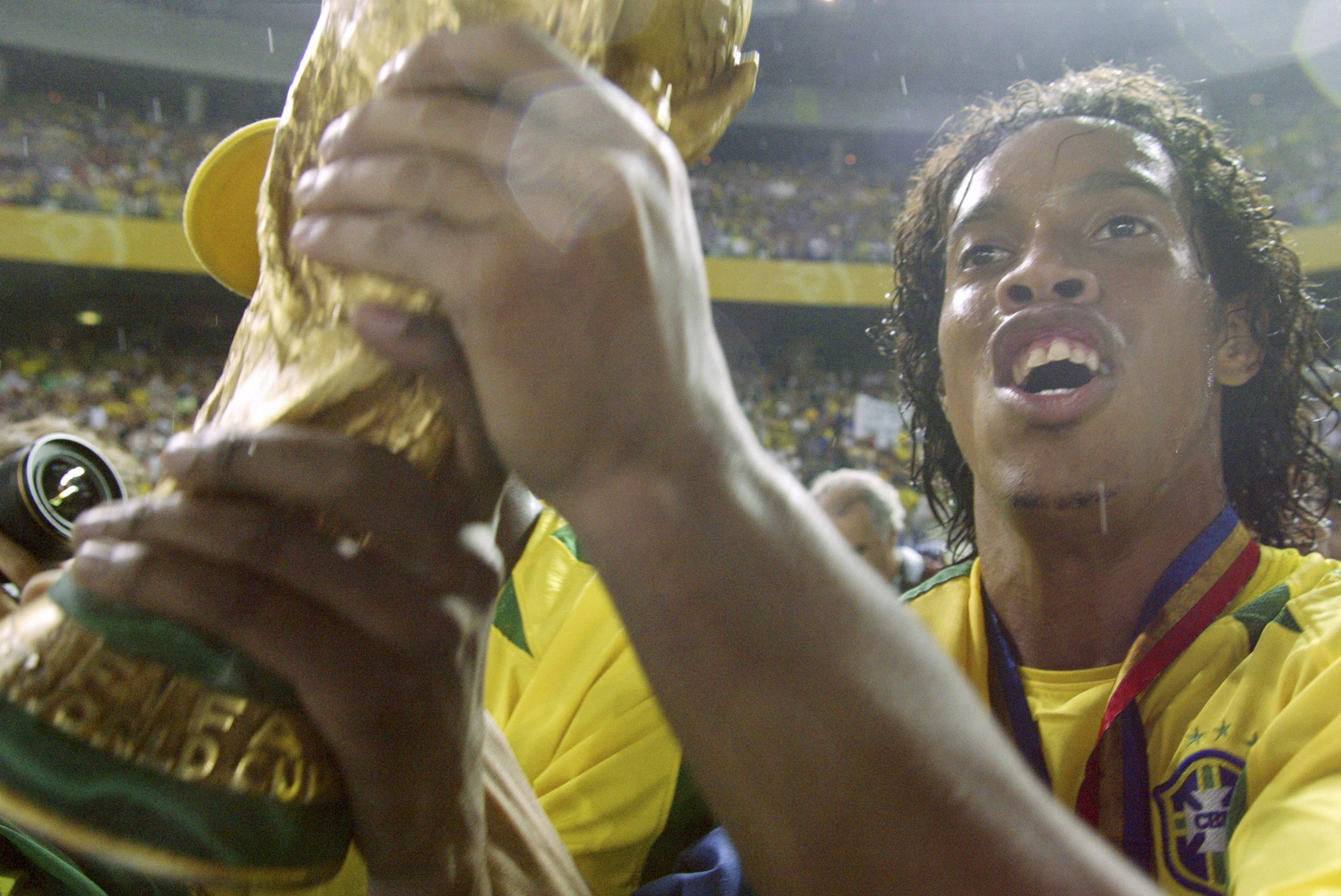 Brazil's World Cup winning midfielder Ronaldinho played at the 2005 Lunar New Year Cup. Photo: AFP