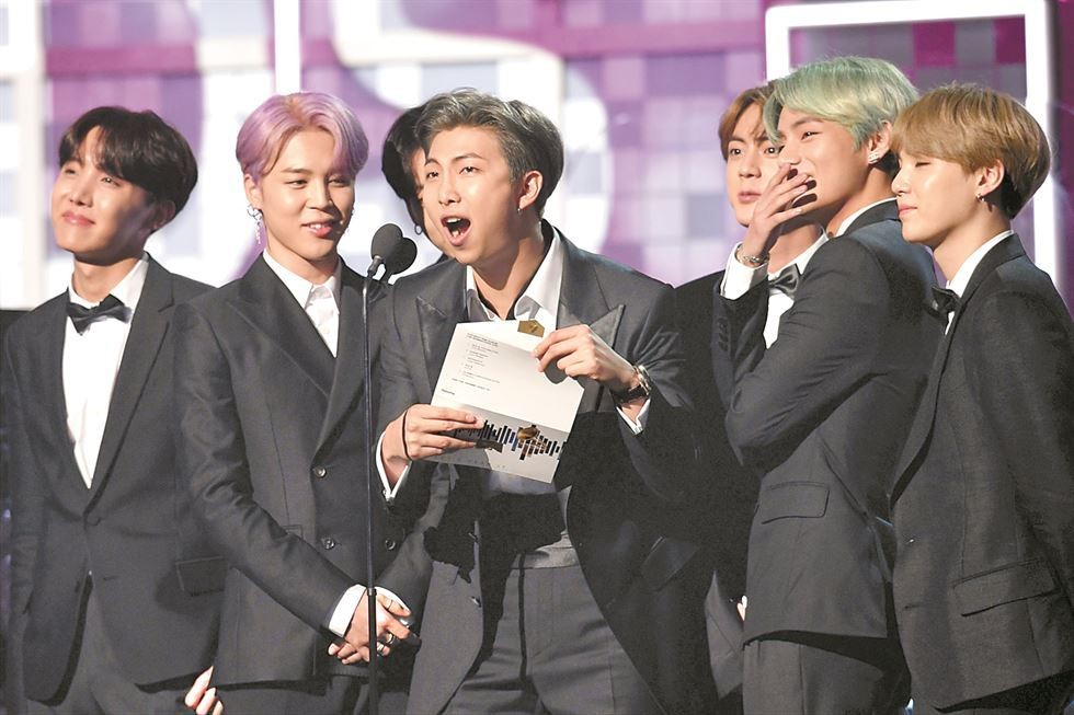 Check out BTS's historic performance at the Grammy Awards