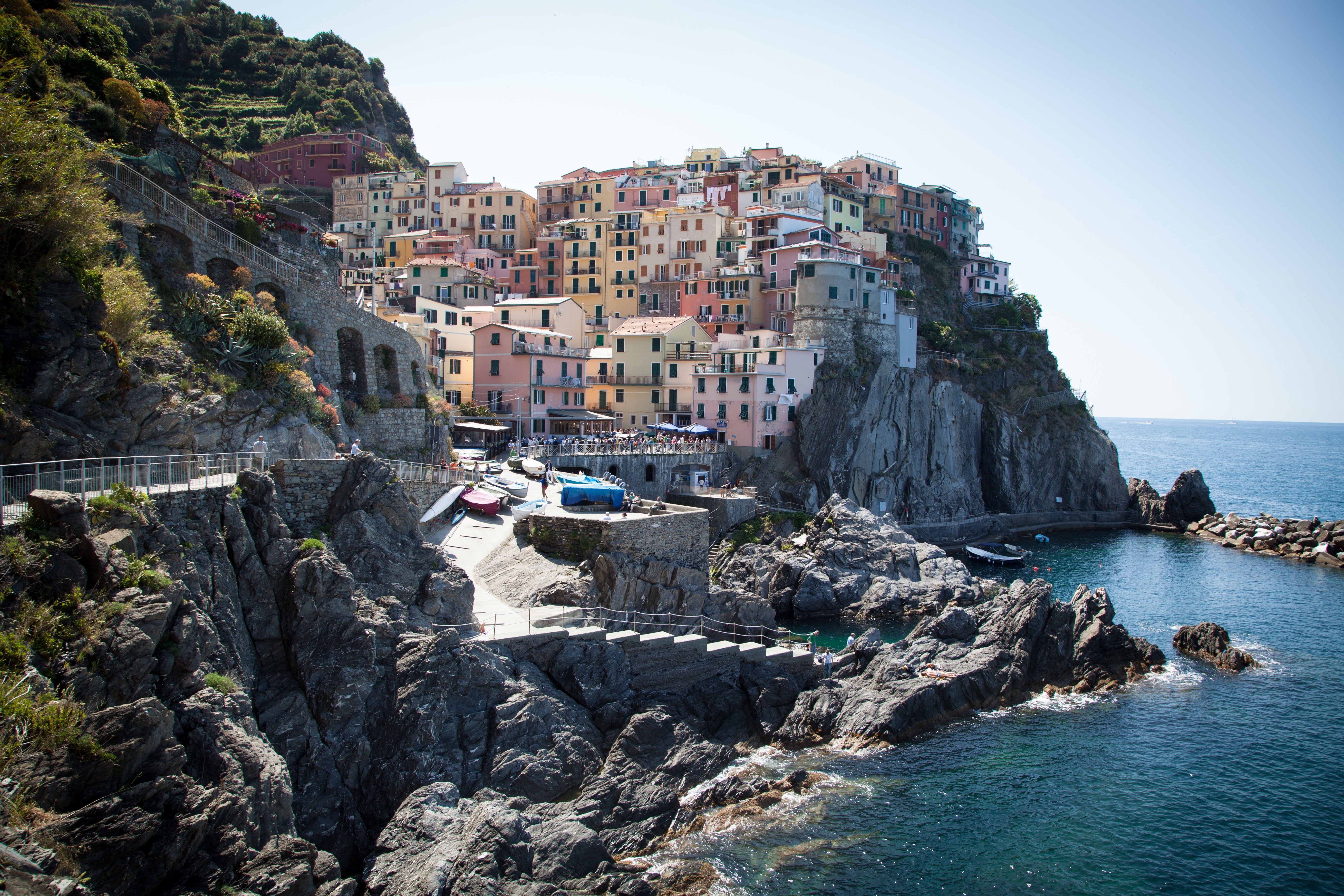 Manarola, in the Cinque Terre, a string of centuries-old villages on the Italian Riviera. Picture: Gary Jones