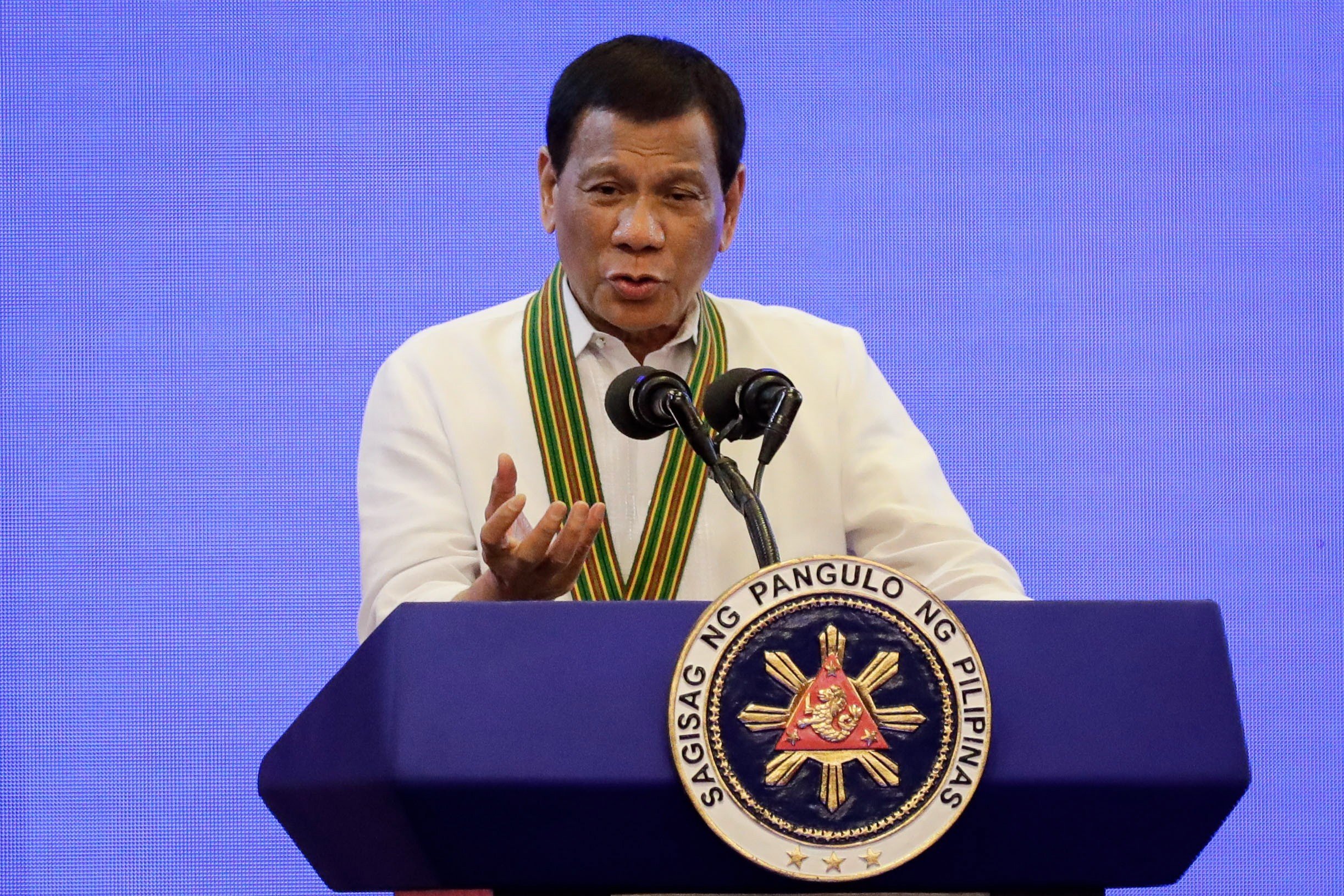 President Rodrigo Duterte has suggested the Philippines change its name to Maharlika. Photo: EPA-EFE