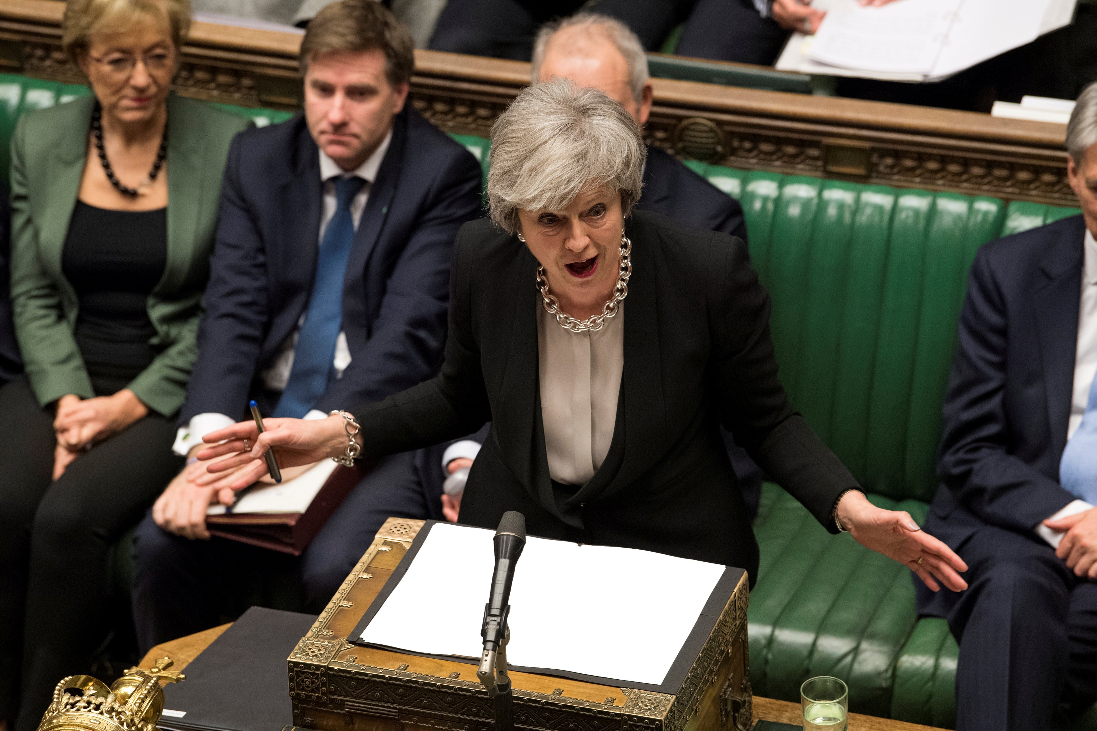 Britain's Prime Minister Theresa May has yet to bring a Brexit plan before Parliament that the majority will support. Photo: Reuters