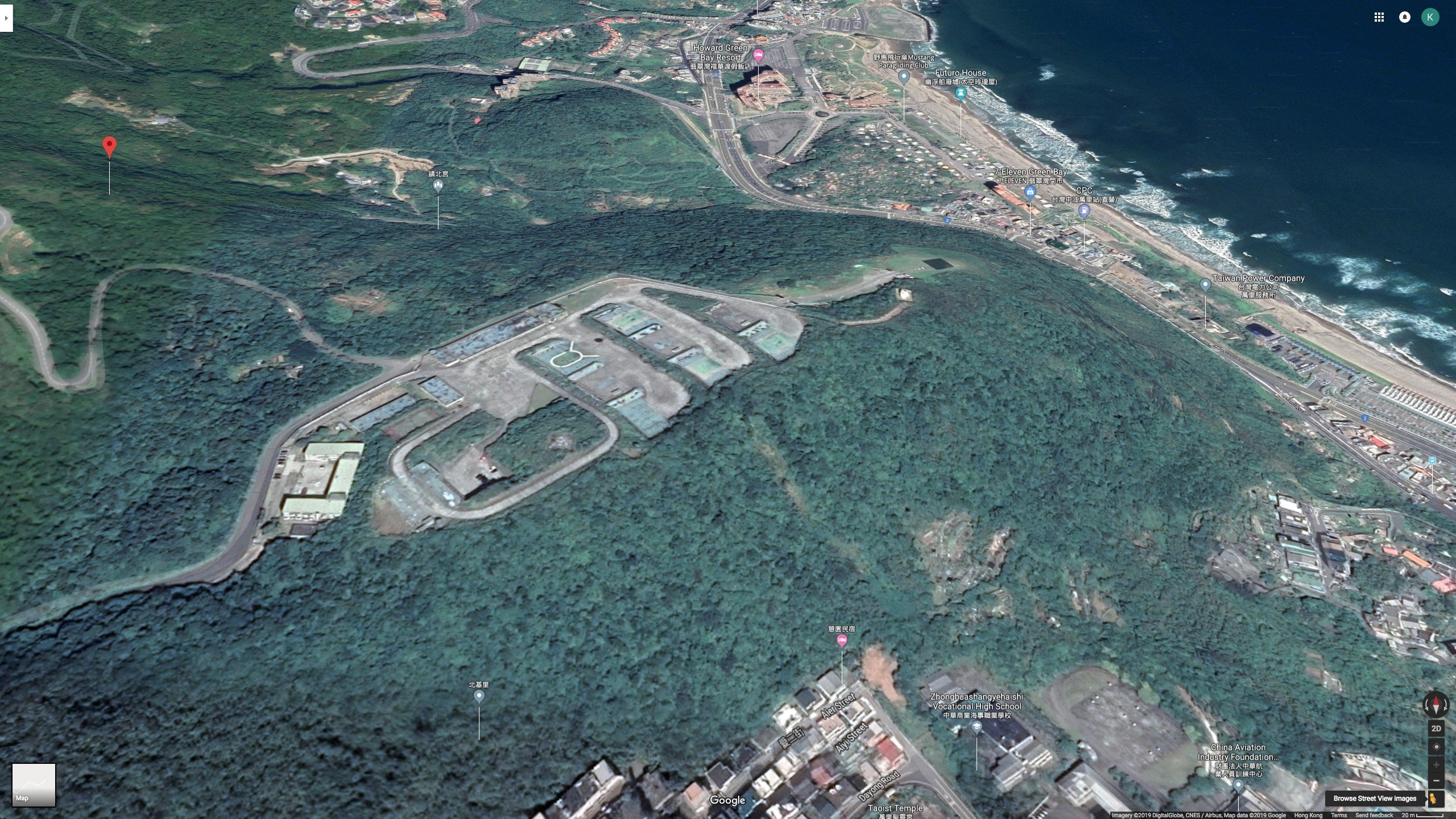 Some of Taiwan’s most sensitive military sites have been revealed in Google’s latest 3D maps. Photo: Handout