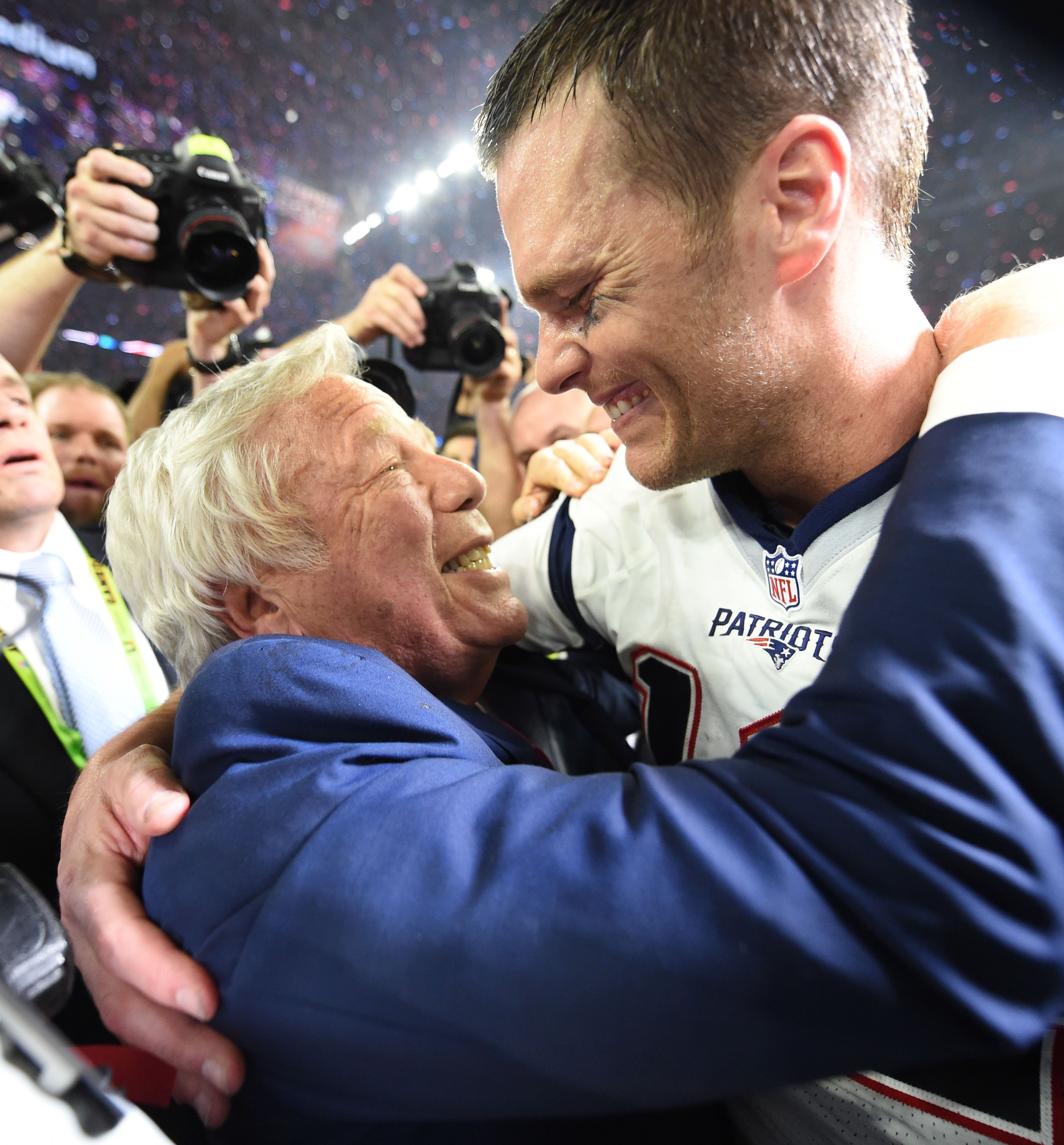 New England Patriots owner Robert Kraft, whose team won the Super Bowl earlier this month, denies charges of soliciting prostitution. Photo: AFP