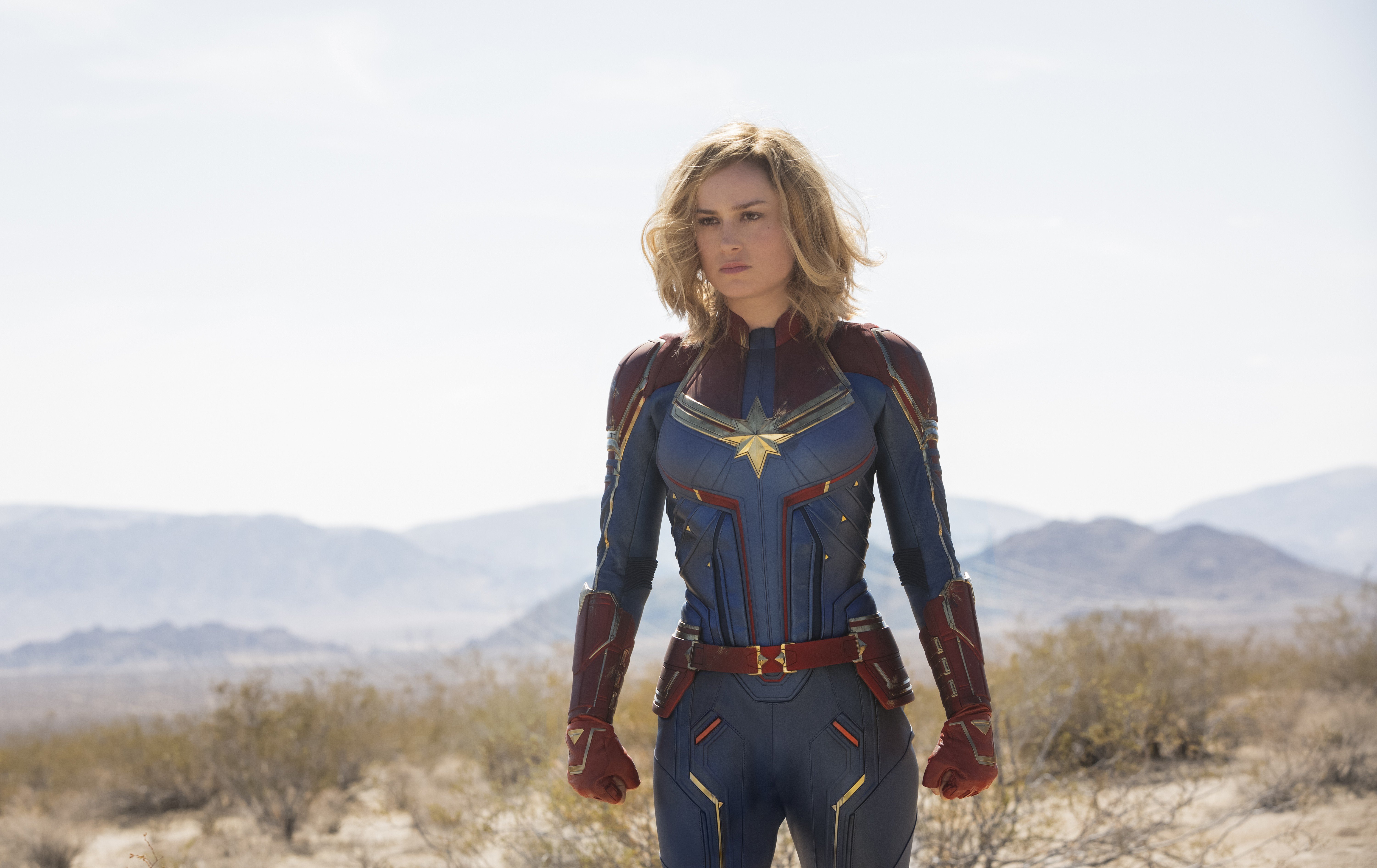 Brie Larson as Captain Marvel in Marvel Studios’ superhero film, ‘Captain Marvel’, which is on worldwide release this week. Photo: Marvel Studios