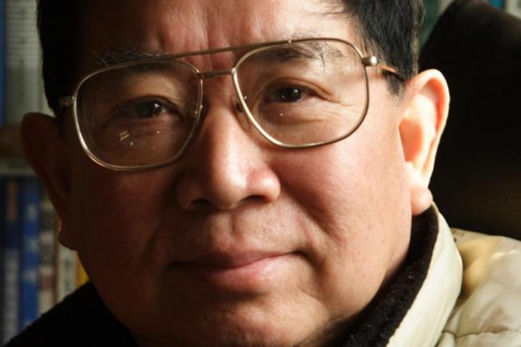 Playwright Sha Yexin at home in Shanghai.Photo: Vivian Wu