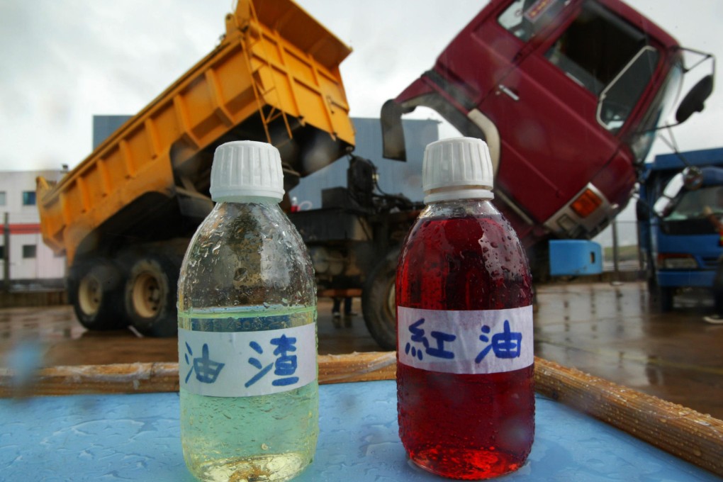 Marked diesel, on the right, is coloured red for identification. Photo: Martin Chan