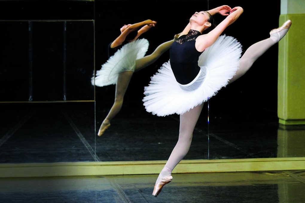 Chinese girl studies at the Bolshoi Ballet