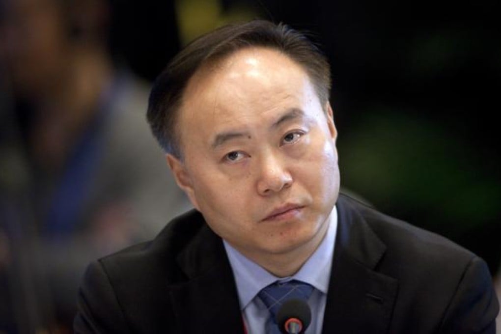 Shi Zhengrong, chairman of Suntech Power Holdings Co. Ltd., attends a session at the Boao Forum for Asia in Boao, Hainan Province, China, on Monday, April 2, 2012. Bloomberg/Nelson Ching