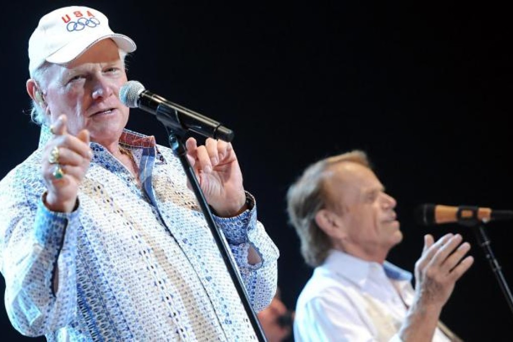 Mike Love (left) and Al Jardine performing in Berlin during The Beach Boys'50th Anniversary Reunion Tour earlier this month. Photo: EPA