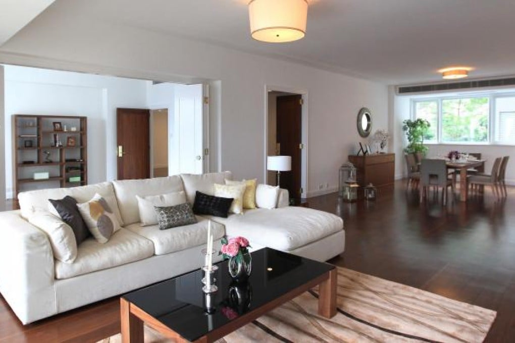 Three flats in the luxury Tavistock development on Tregunter Path, Mid Levels, are available for leasing. Photo: Jonathan Wong