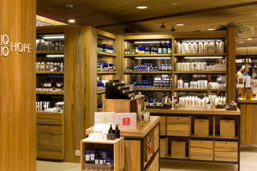 The 10/10 Hope outlet based in the Eslite store at Hysan Place.