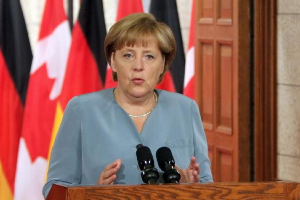 Angela Merkel is right to take a tough stand. Photo: Xinhua