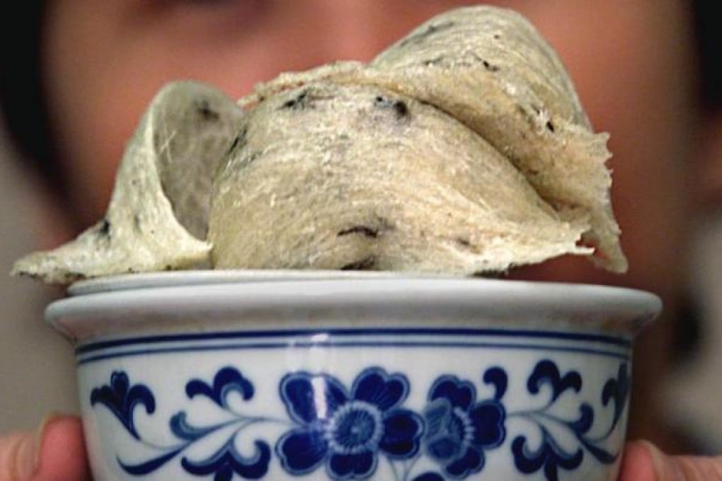 Unprocessed swifts' nests.