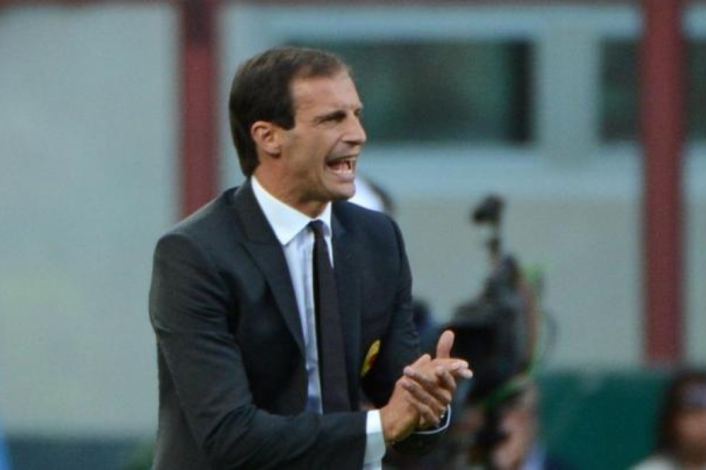 Milan coach Massimiliano Allegri has promised improvement after a bad start. Photo: AFP