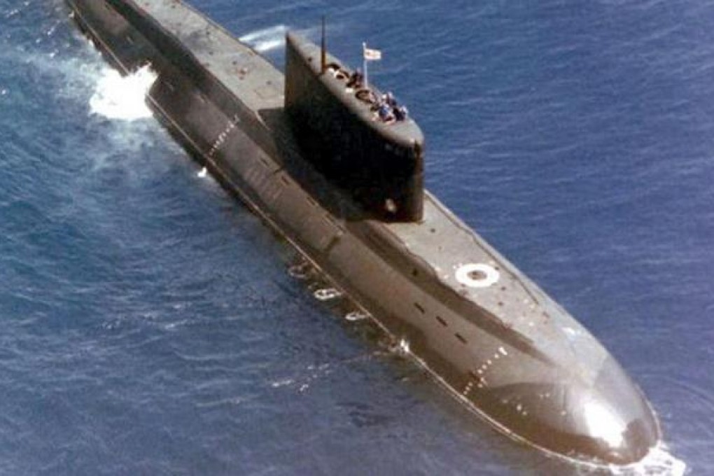 A Russian Kilo-class submarine