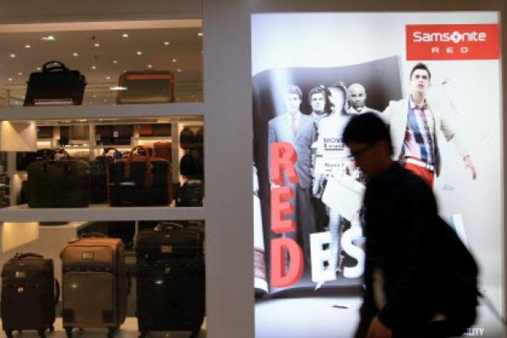 Samsonite store in Causeway Bay. File photo: SCMP