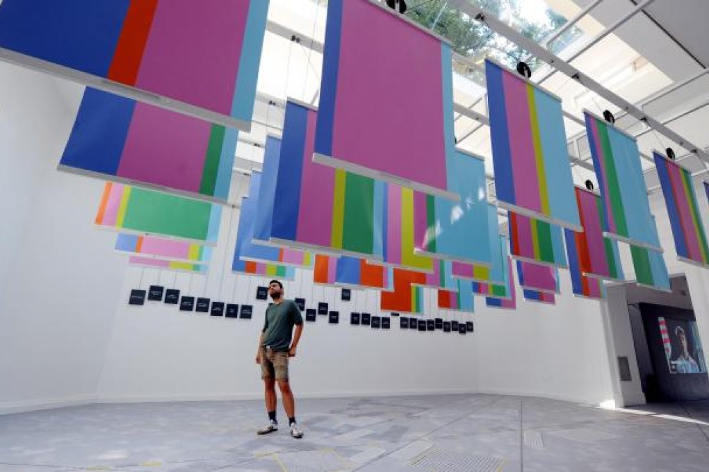 The American pavilion at the Architecture Biennale in Venice, which houses the "Action for the common good" project exhibiting 124 urban interventions. Photo: AFP