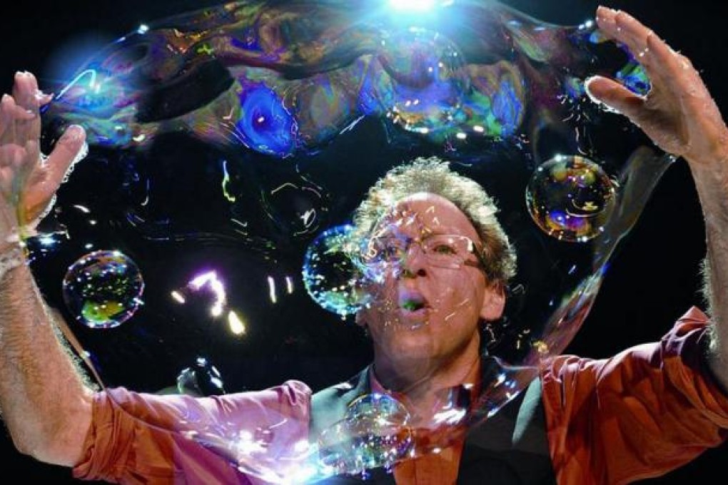 Louis Pearl, who wowed audiences at the Edinburgh Festival Fringe, is bringing the Amazing Bubble Man show to Hong Kong next month.