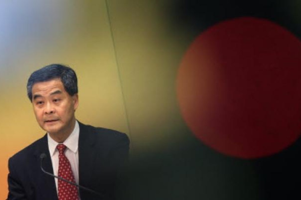 Most of Chief Executive Leung Chun-ying's housing measures involve increasing the supply of new flats. Photo: K.Y. Cheng