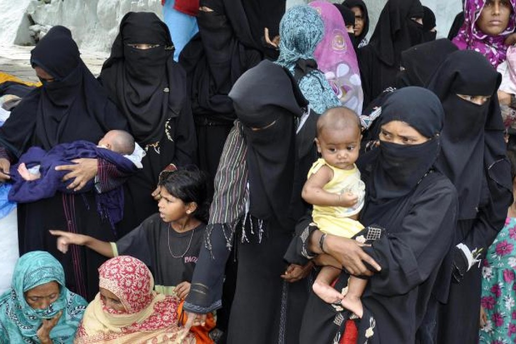 Rohingya refugees arrive in Hyderabad, India, where well-off Muslims welcomed them during the month of Ramadan. Photo: SCMP