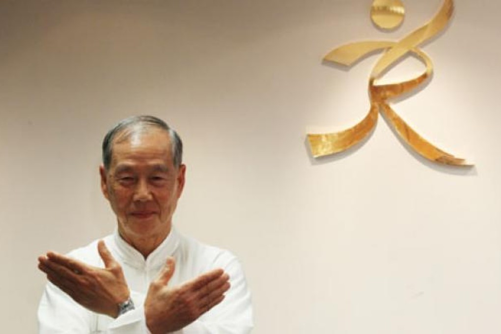 Ng Chiu-chung, master of tai chi, which is known to improve balance and boost cardiovascular strength. Photo: Nora Tam