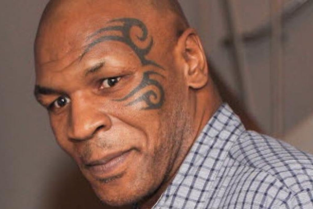 Former heavyweight boxing champion Mike Tyson. Photo: AFP