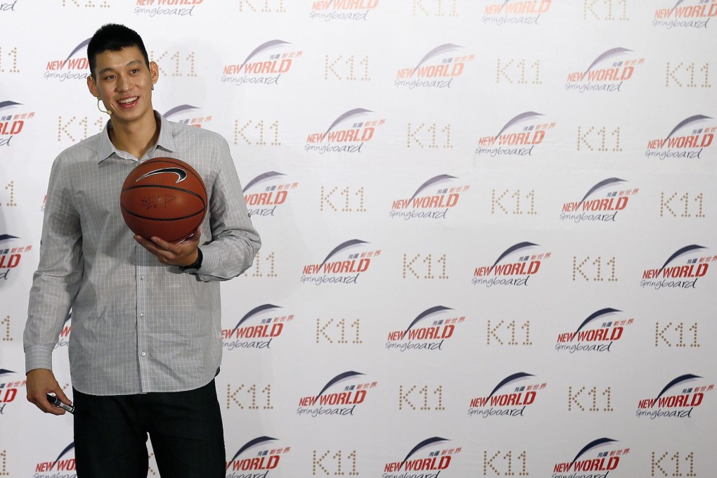Jeremy Lin during his visit to Hong Kong. Photo: Reuters