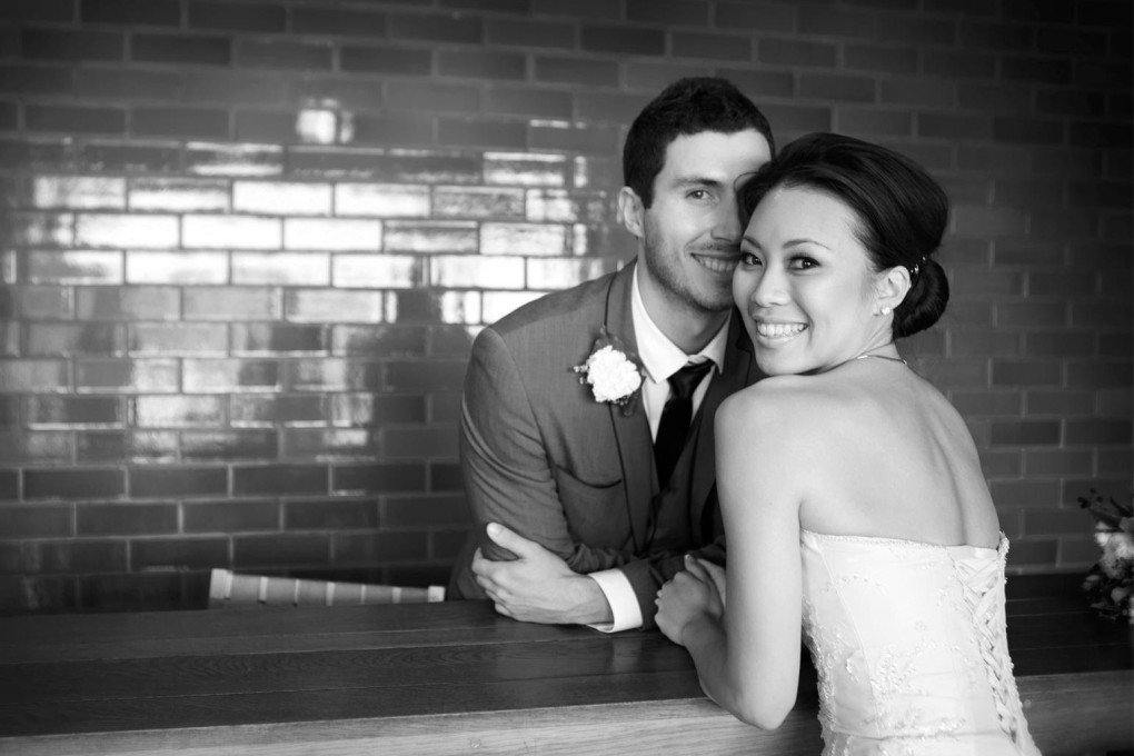 Jennifer Chan and Ben Sinclair married on March 24 on the Gold Coast in Australia in front of 80 friends and relatives.