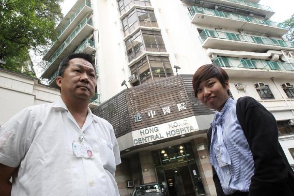 Staff members Chan Chun-man and Doris Tam. Photo: K.Y. Cheng