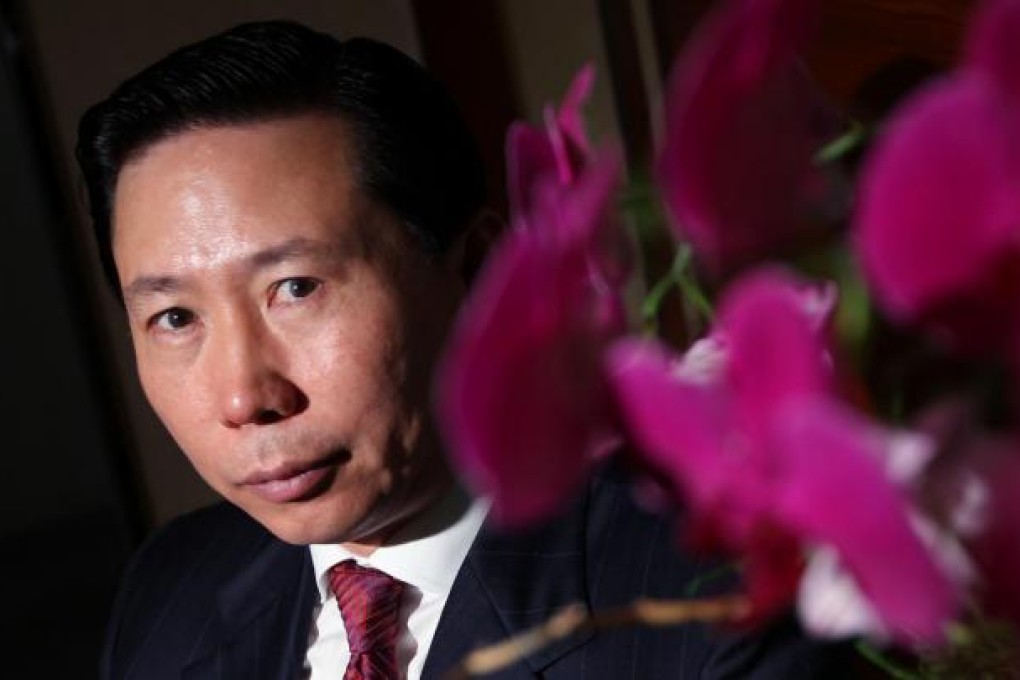 Zhang Hongwei, the chairman of Orient Group, questions the dominance of state-owned enterprises 34 years after economic reforms on the mainland began. Photo: Nora Tam