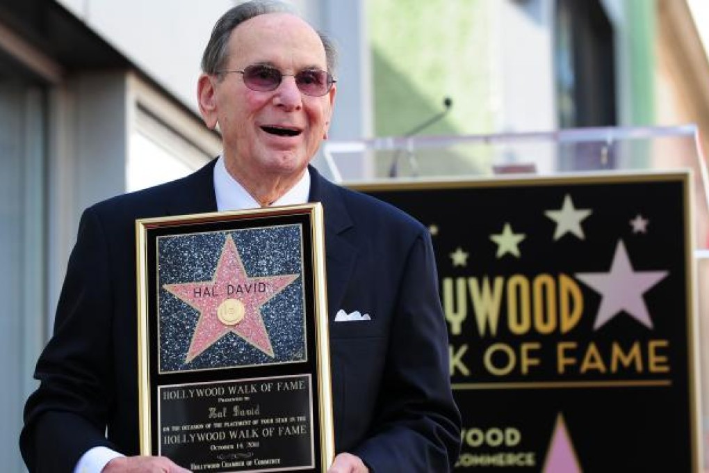 Hal David gets a star on the Hollywood Walk of Fame in 2011. Photo: AFP