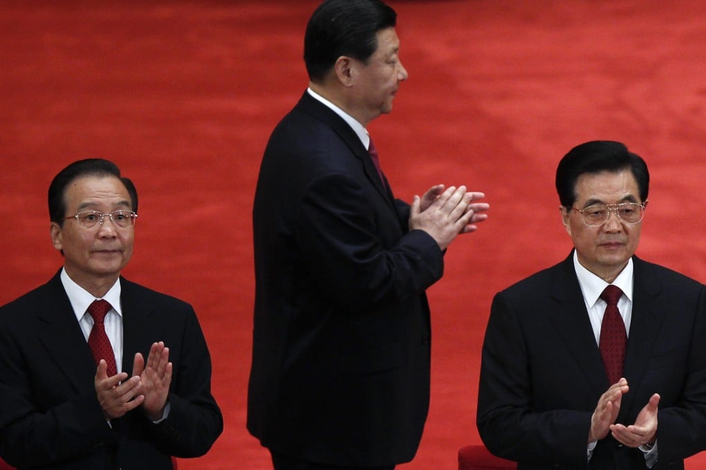 From left: Wen Jiabao, Vice-President Xi Jinping and Hu Jintao. Xi is widely expected to succeed Hu as president. Photo: AP