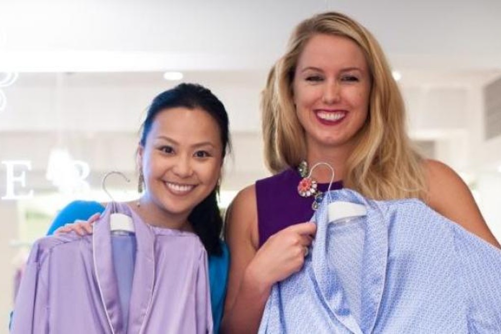 Lisa Cheng and Olivia von Halle at Cheng's boutique.