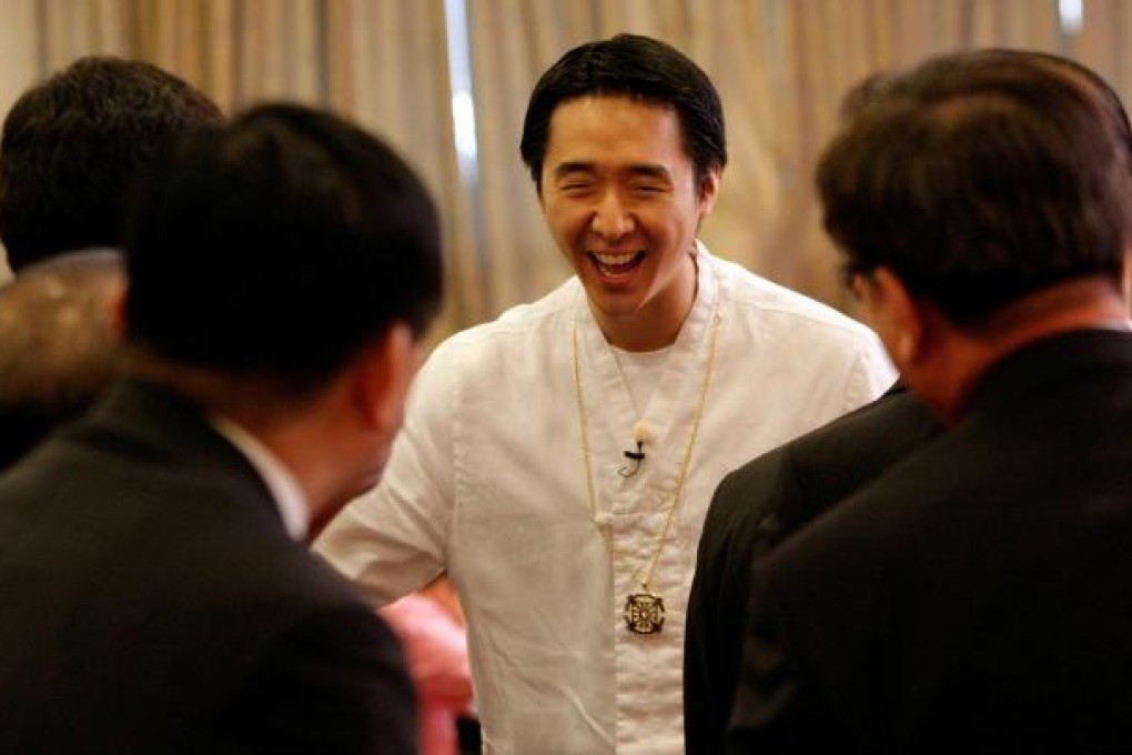 Hyung Jin Moon, who has led the church for the past four years.