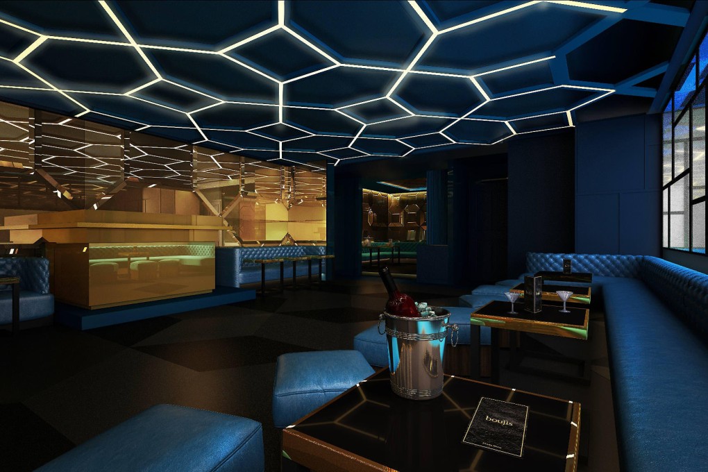 A graphic representation of the soon-to-open Boujis nightclub in Central.