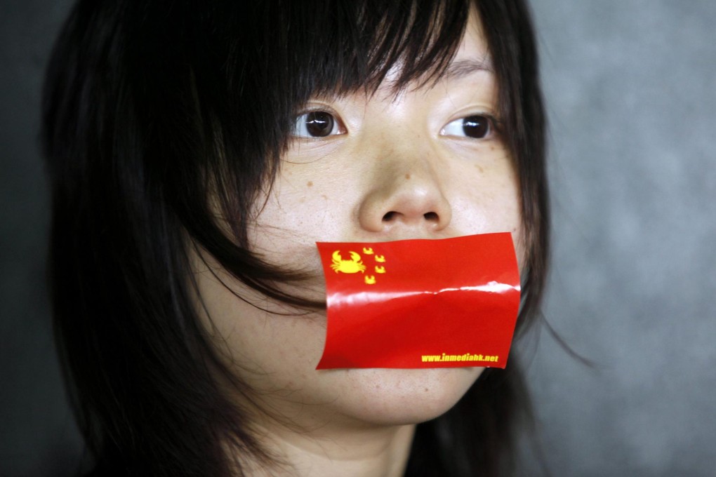 A Hongkonger protests against national education on September 1. Photo: EPA