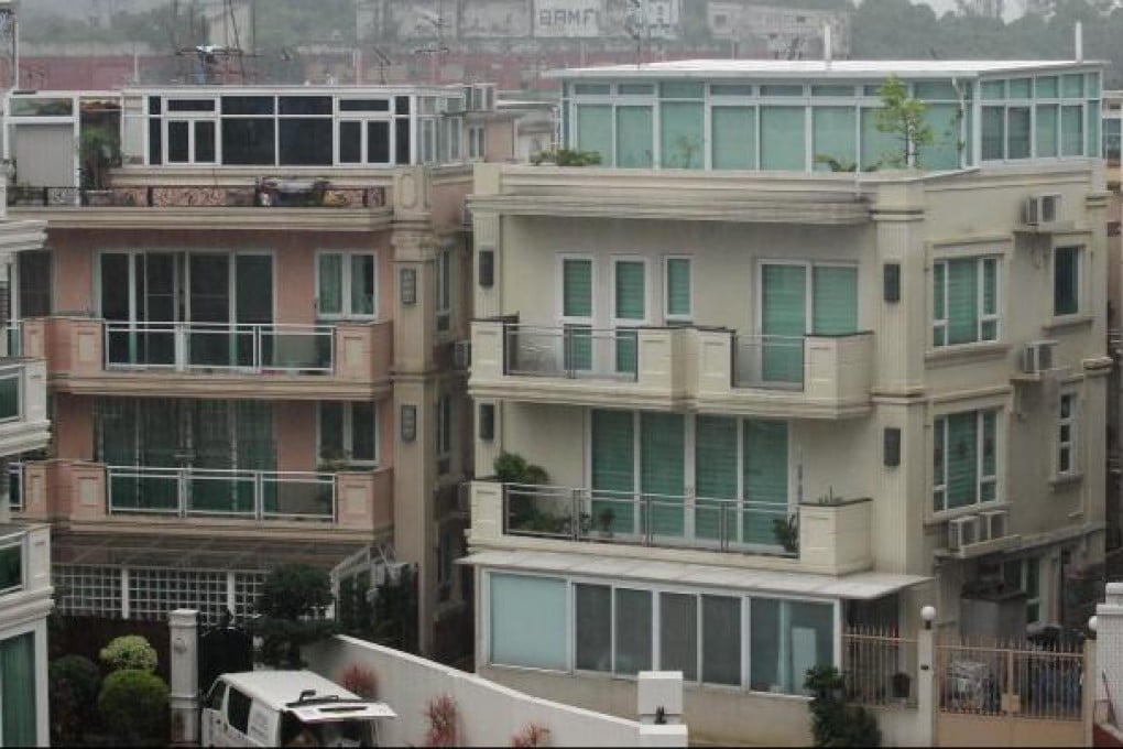 Illegal structures at Ho Chung New Village in Sai Kung.