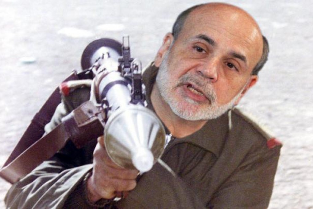 US Fed chairman Ben Bernanke takes aim at QE. Photo: Reuters