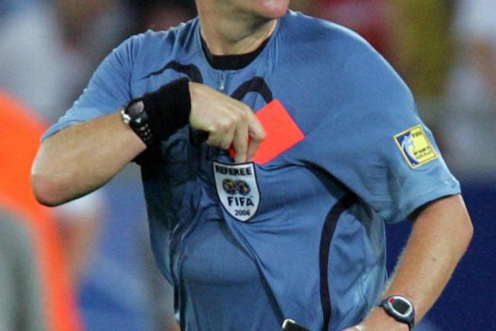 Stone-cold decisions by referees are still required, otherwise all hell will break lose. Photo: AP