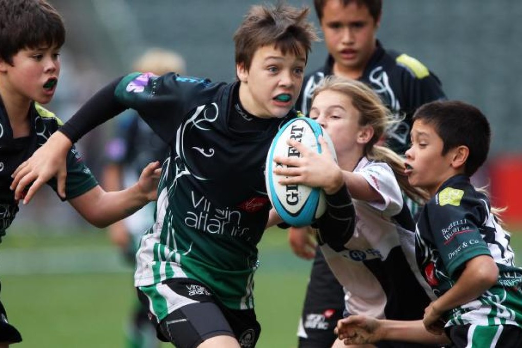 Mini rugby is really booming in Hong Kong. Photo: Nora Tam
