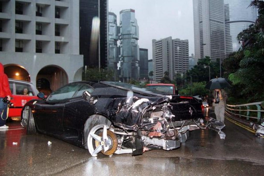 A car said to be owned by Nicholas Tse. Photo: SMP