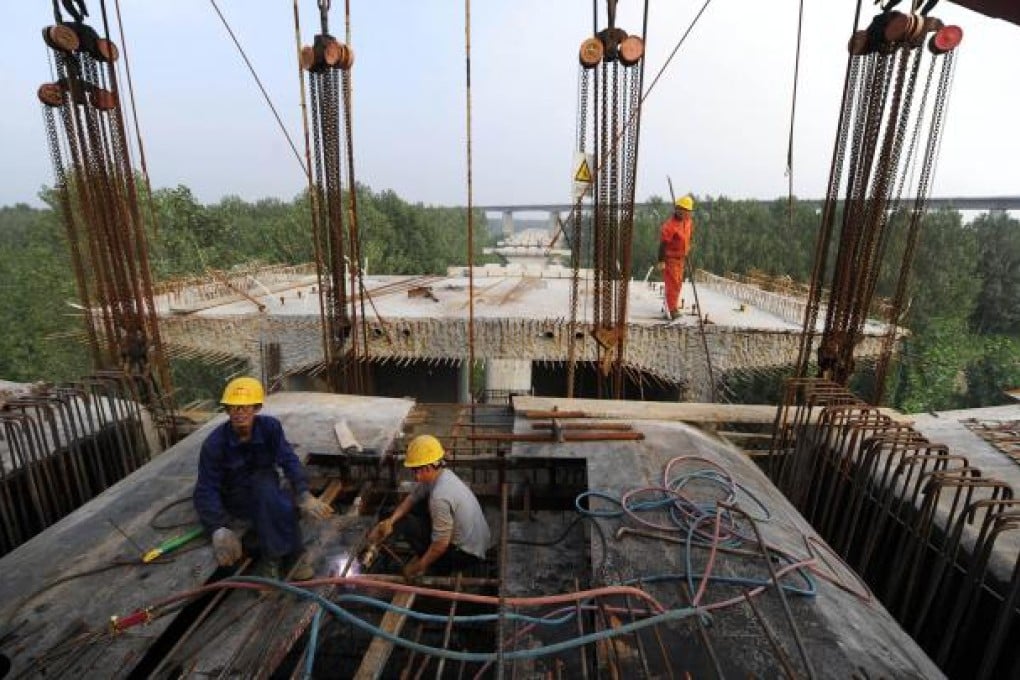 Freight railway construction in Shanxi province. Photo: Xinhua