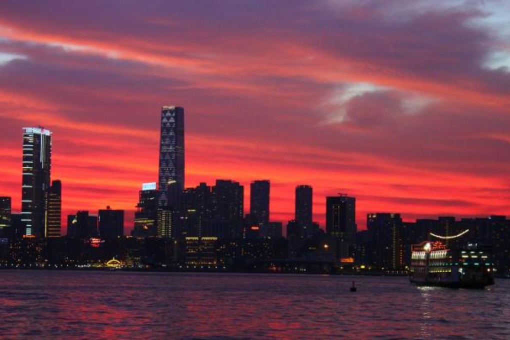 A view of Victoria Harbour, August 25, courtesy of SCMP reader David Akast