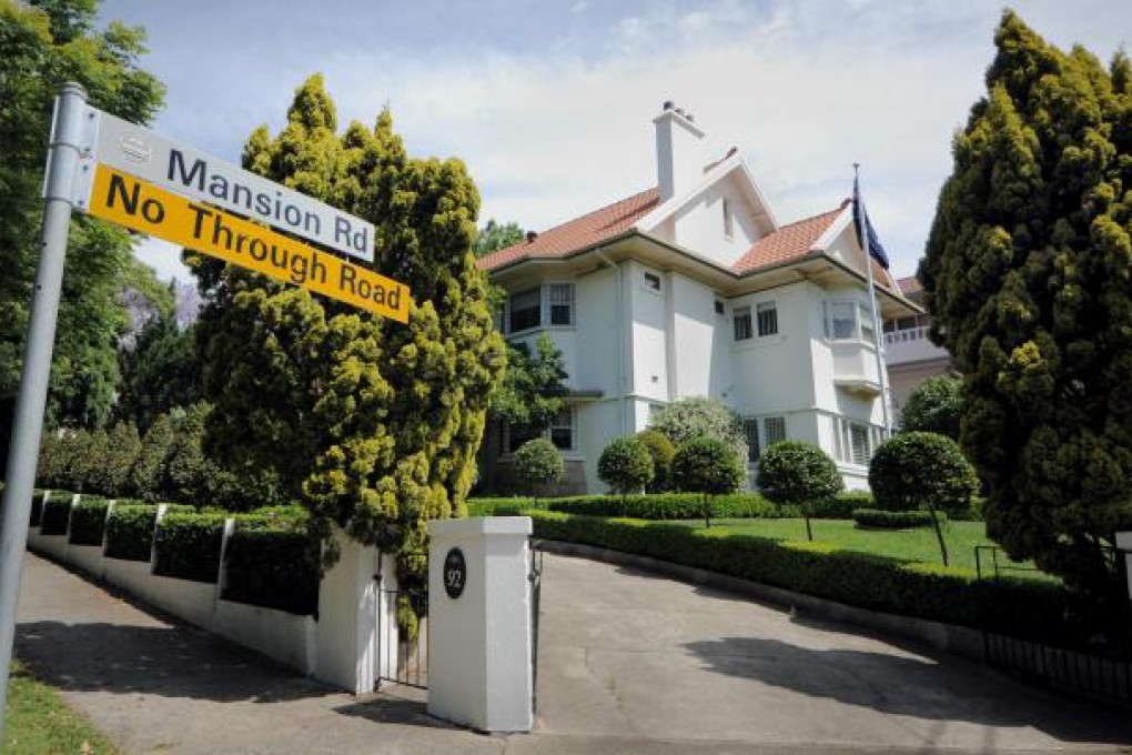 Upmarket Mansion Street, in Bellevue Hill, Sydney.