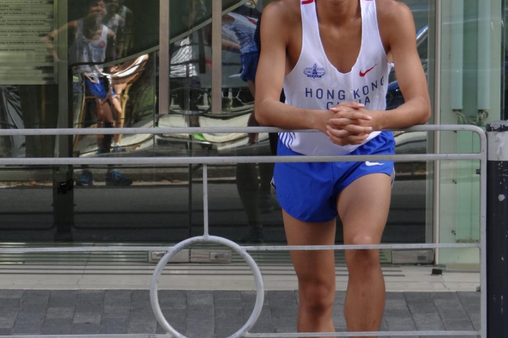 Wan Cheuk-hei is the No1 junior in the half-marathon.Photo: Kevin Kung